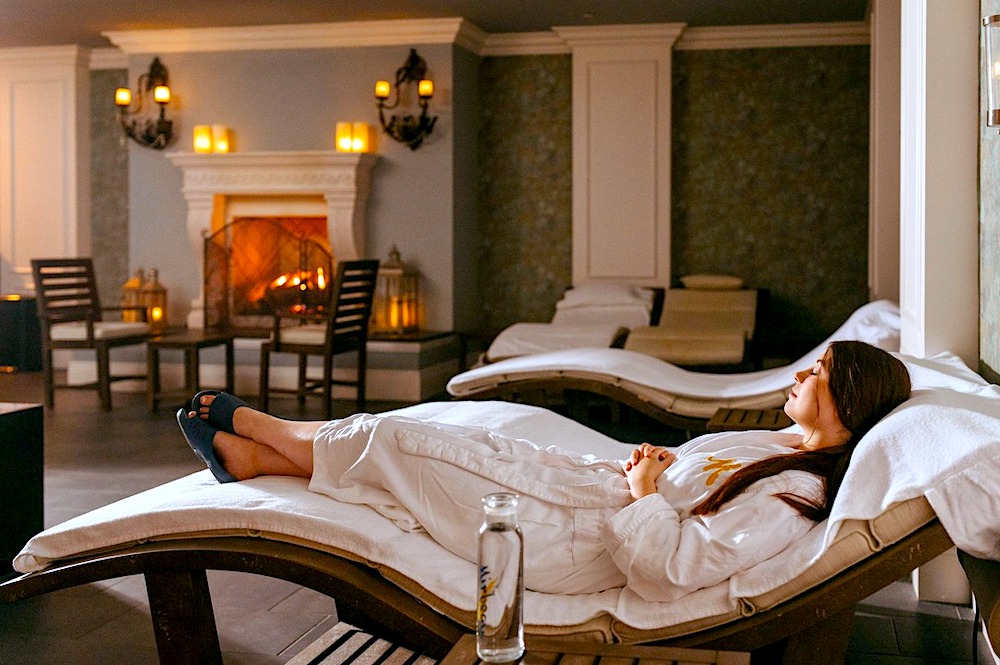 Mirbeau Spa Relaxing by the Fire