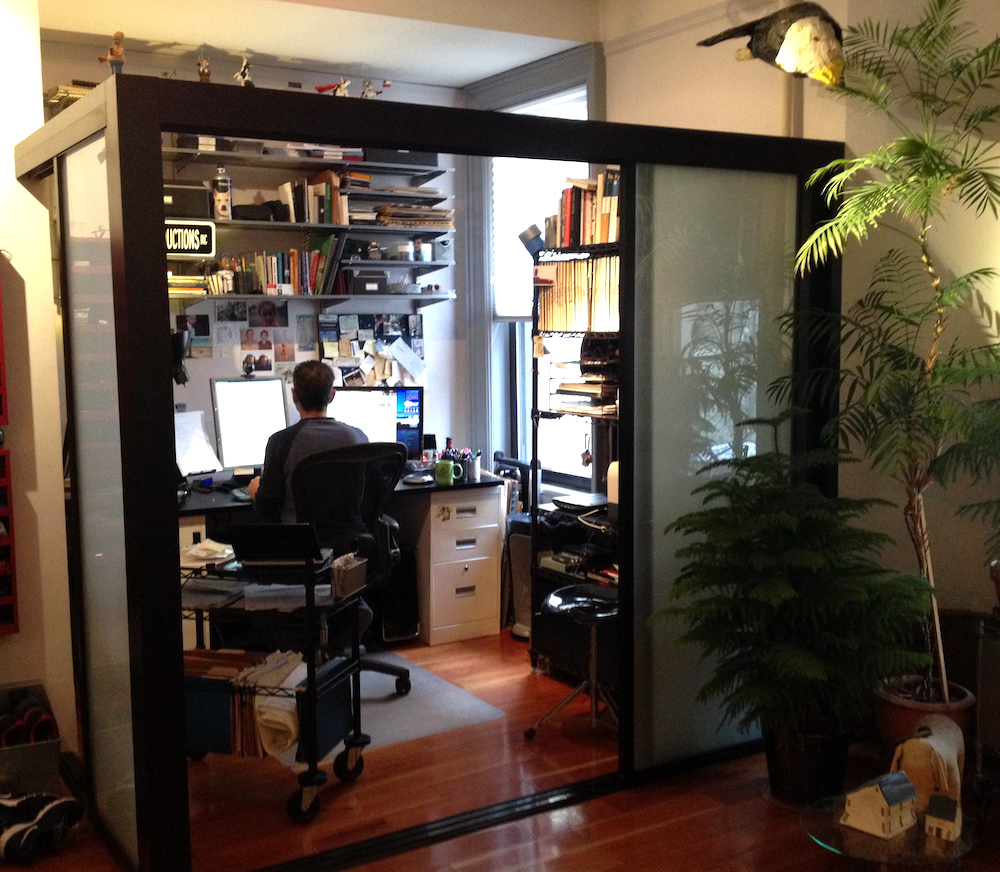 Peter Wortmann in his office in NYC