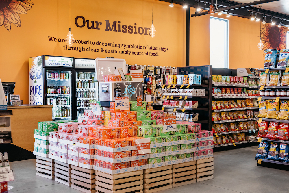 the Mission displayed in Sunflower Market Woodstock store