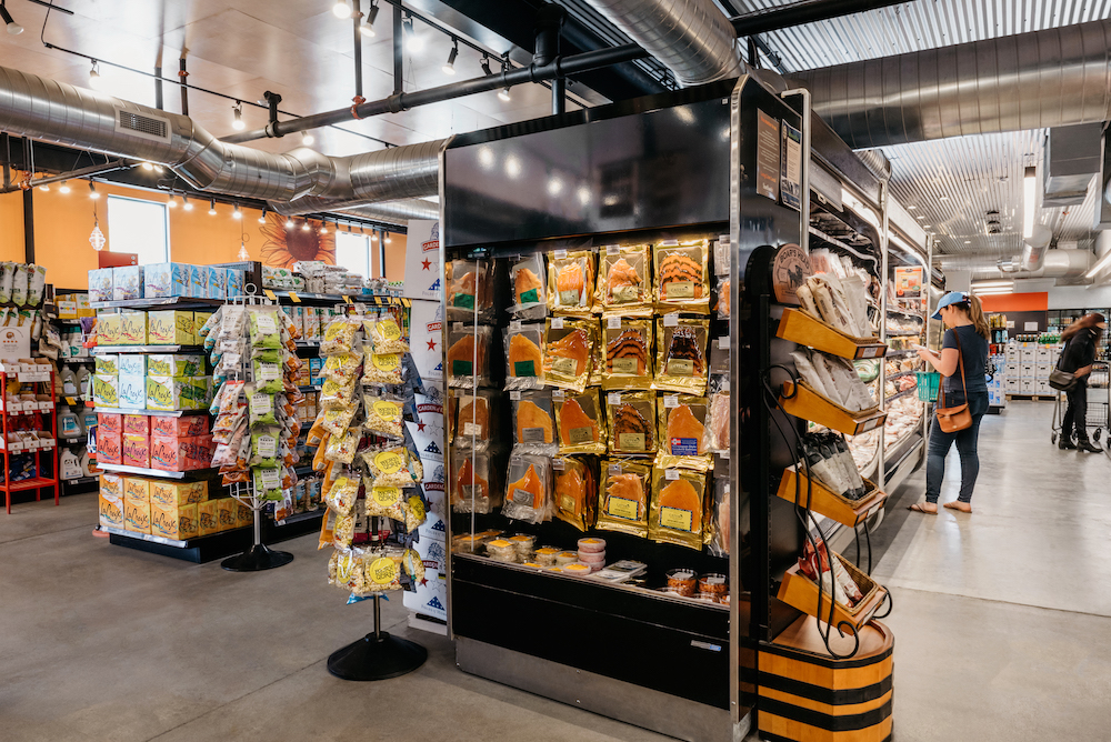 inside Sunflower Market in Woodstock NY