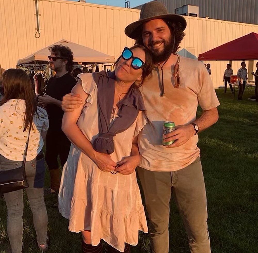 Shana Falana and her partner Mike standing next to each other at an event