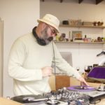 DJ Andre Acosta spinning