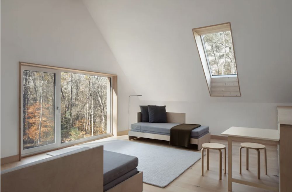 bedroom at Contemporary Scandinavian Vibe in Shandaken, Ulster County NY