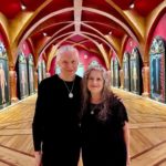 CoSM Co-Founders, Alex Grey & Allyson Grey in the Chapel of Sacred Mirrors
