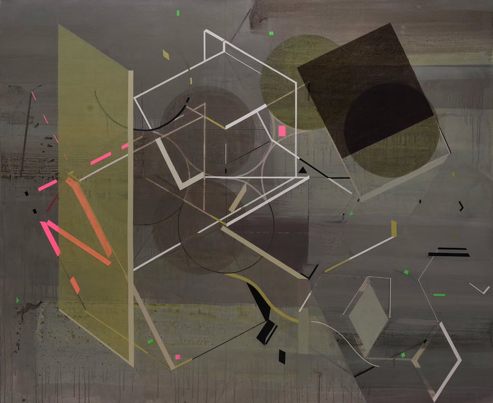 Painting by Jeanette Fintz displayed at 68 Prince Street Gallery in Kingston, NY.