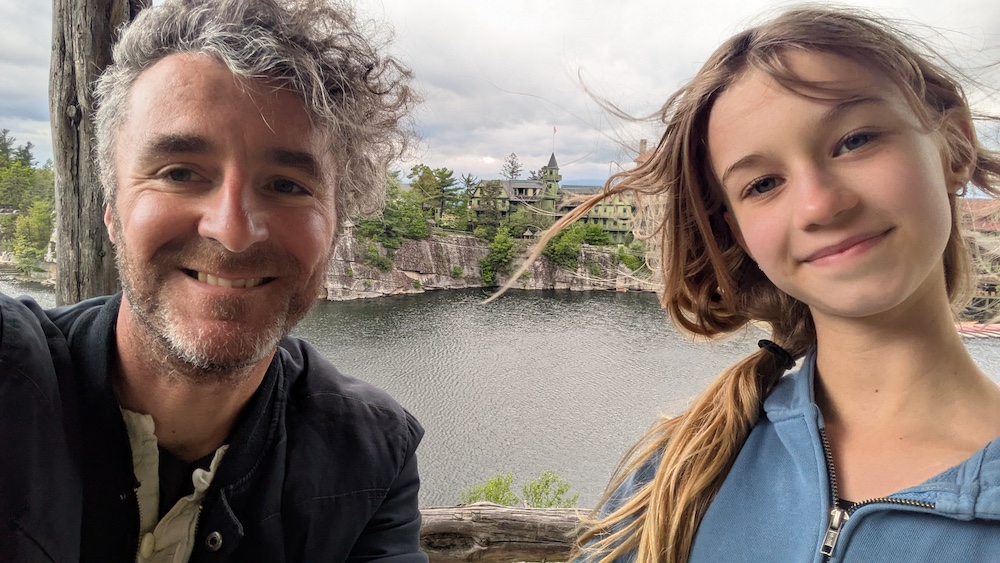 Paul and Alice at Mohonk Mountain House in New Paltz NY