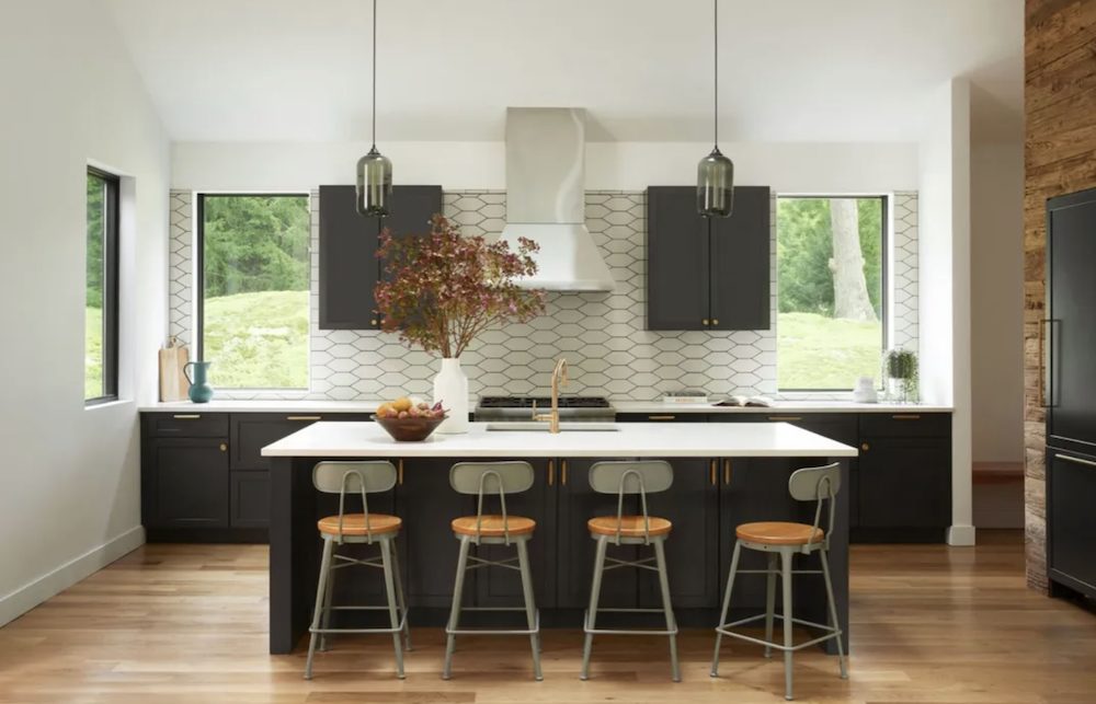 kitchen at Pond Edge Sophisticated Contemporary in Carmel, Kent, Putnam County