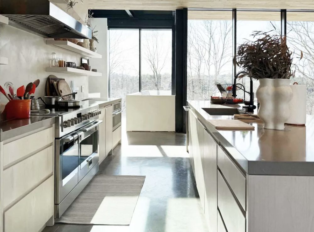 kitchen at Clean Lines, Open Space in Philipstown, Putnam County NY