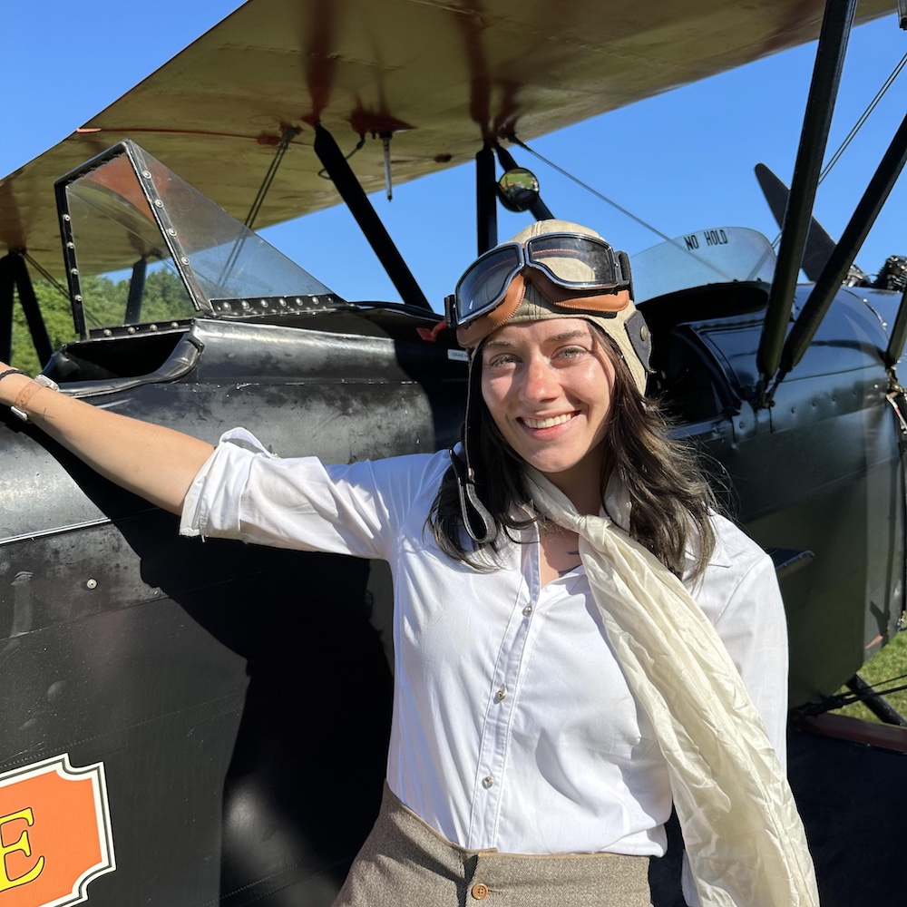 Piot Emma Crawford at Old Rhinebeck Aerodrome in Red Hook NY
