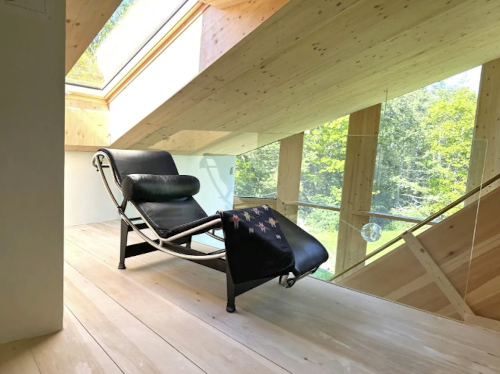stairs sunchair at Bold + Bright Contemporary in Saugerties, Ulster County NY