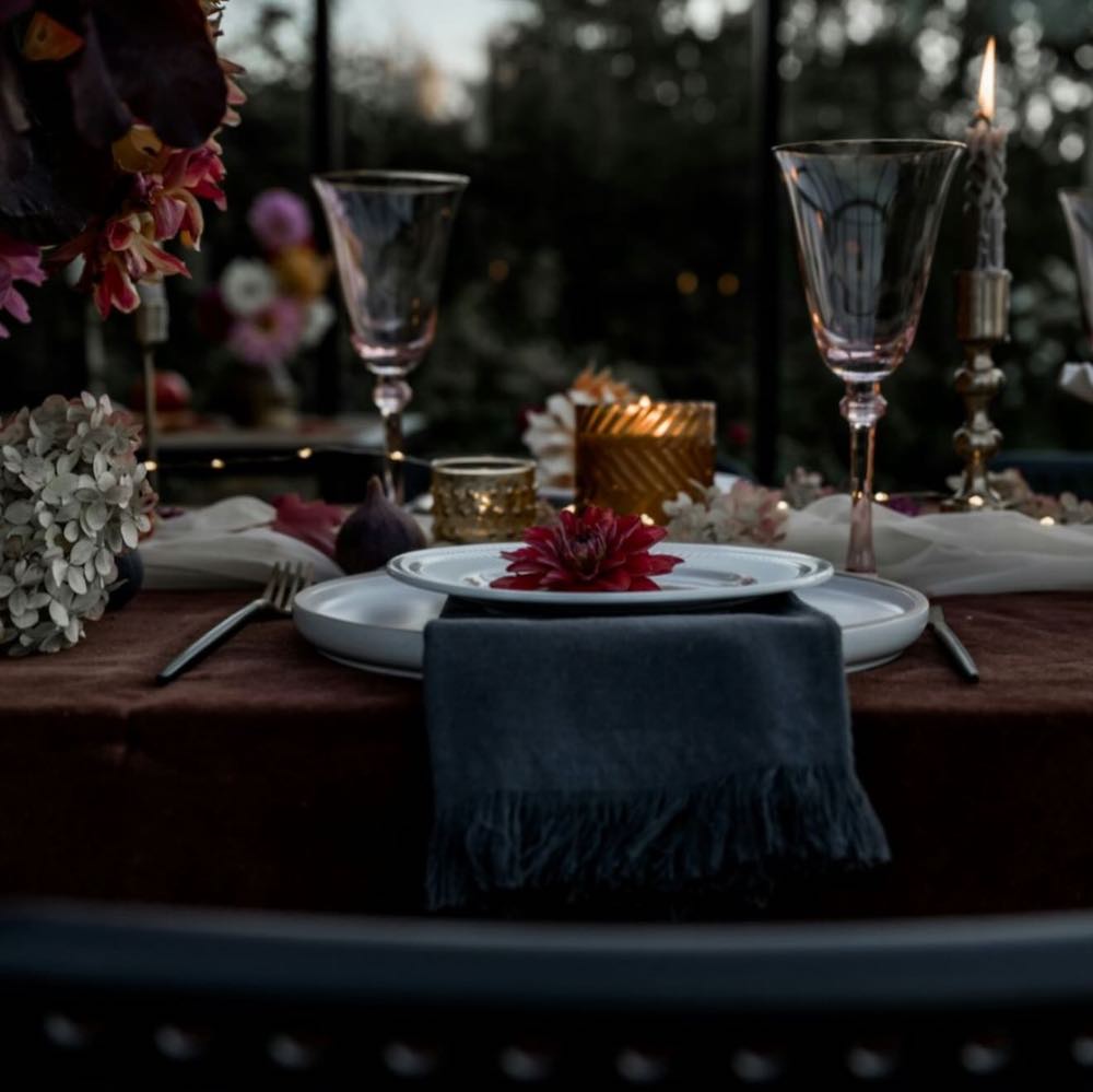 Table Setting, A Taste of Dream, a Production by Jenny Wonderling of Crescent Hudson Valley.