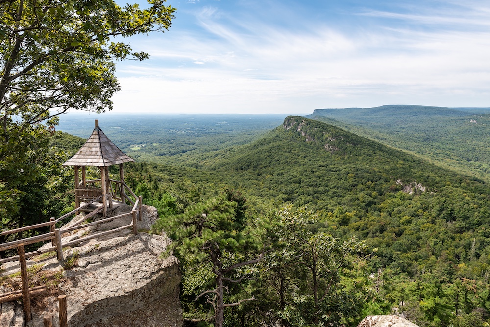 vista view at Mohonk Mountain House in New Paltz NY