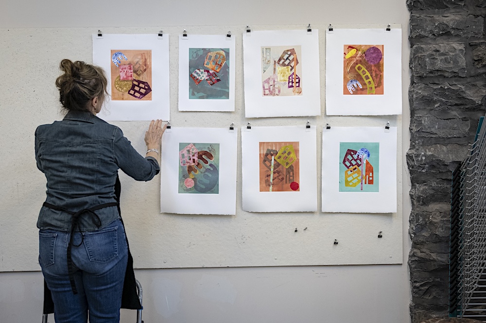 2025 Woodstock School of Art Annual Monoprint Invitational Exhibition and Auction