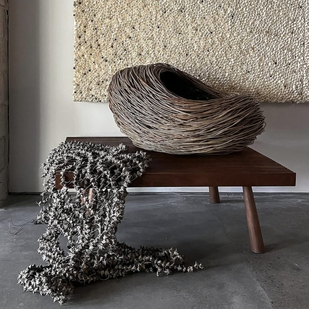 Modern Art inside BCMT Gallery in Kingston NY