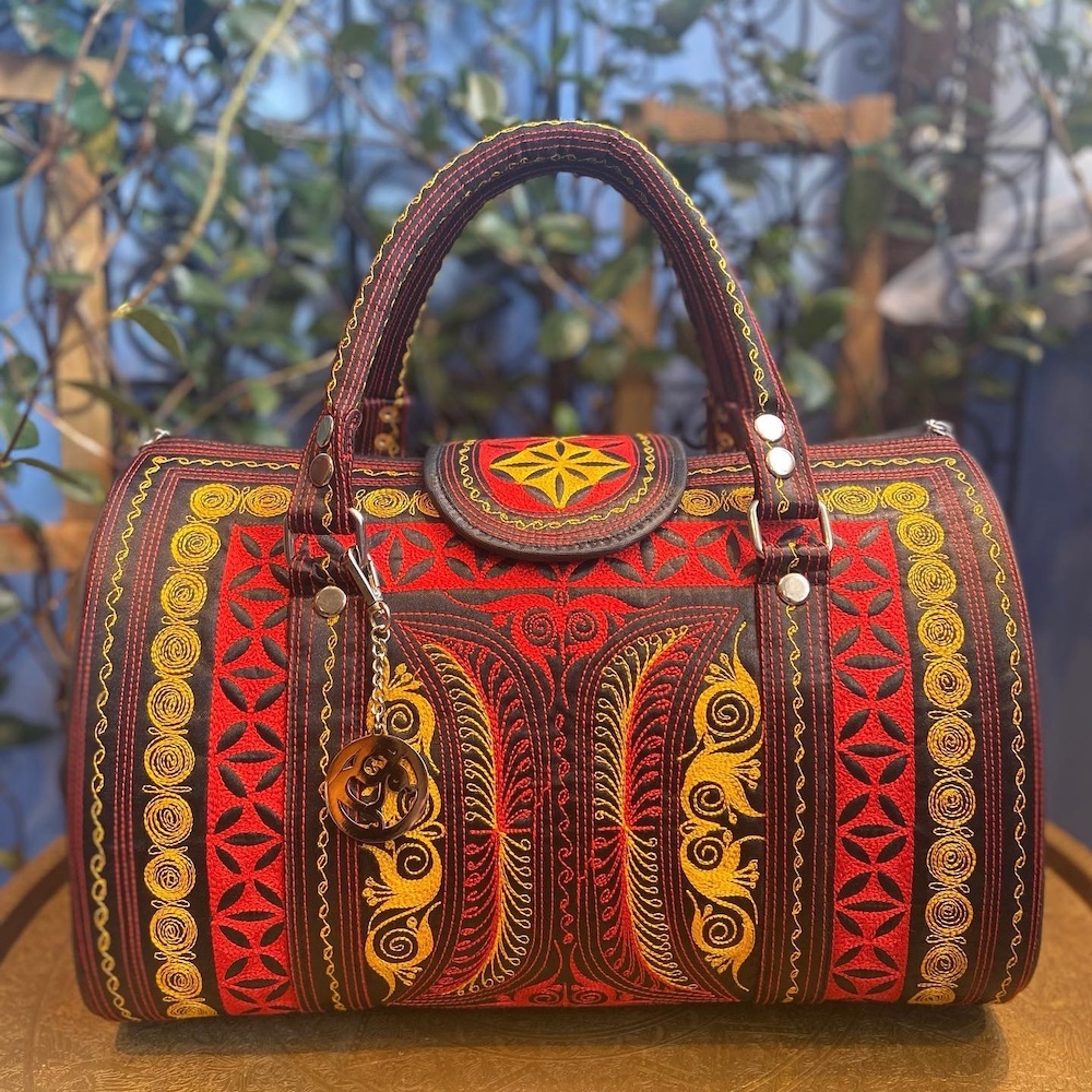 Hand bag from Indigo = Velvet in New Paltz NY