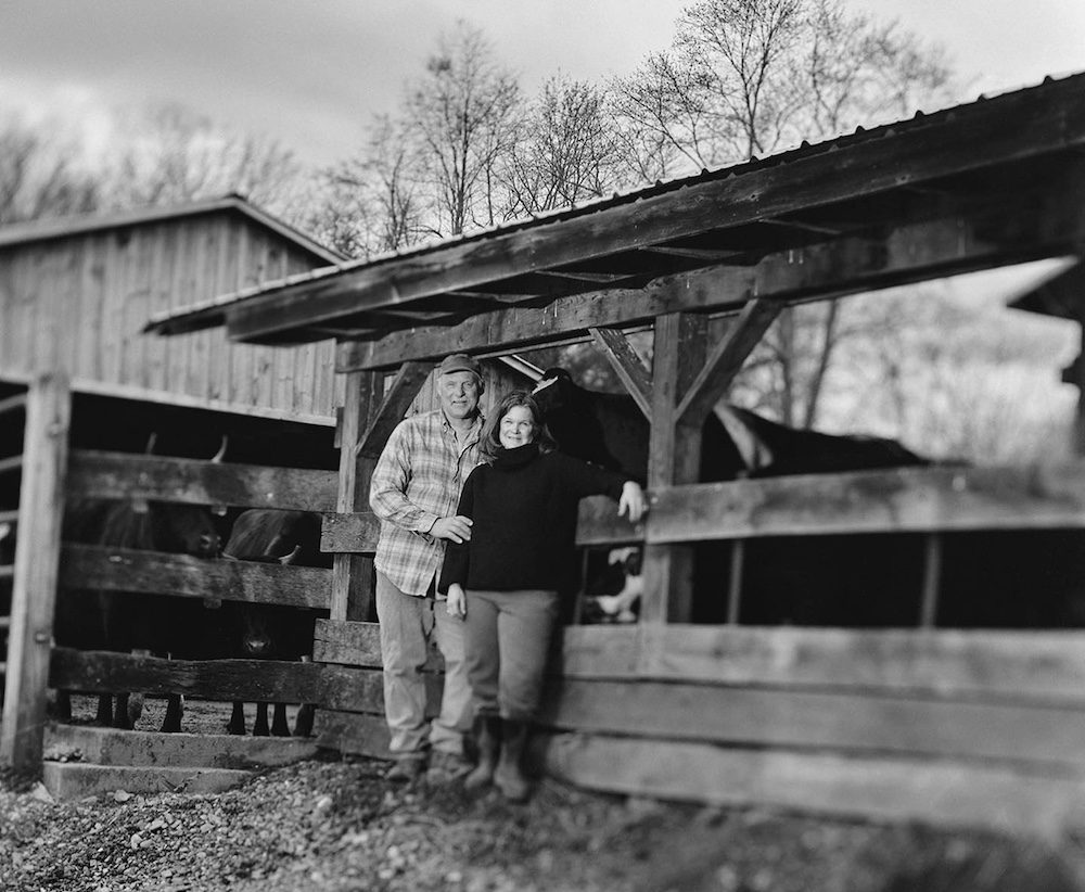 Barton and Betsy Collins from Catskill Wagyu at Hilltop Farm in Accord NY