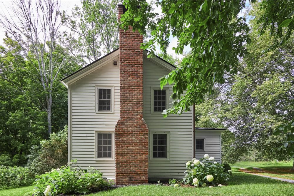 brick chimney at 660 County Route 7, Pine Plains NY