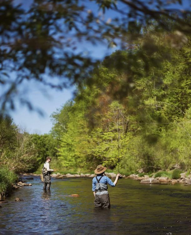 fly fishing at The DeBruce in Livingston Manor NY 