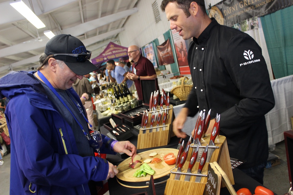 vendors at Hudson Valley Wine & Food Festival in Rhinebeck NY