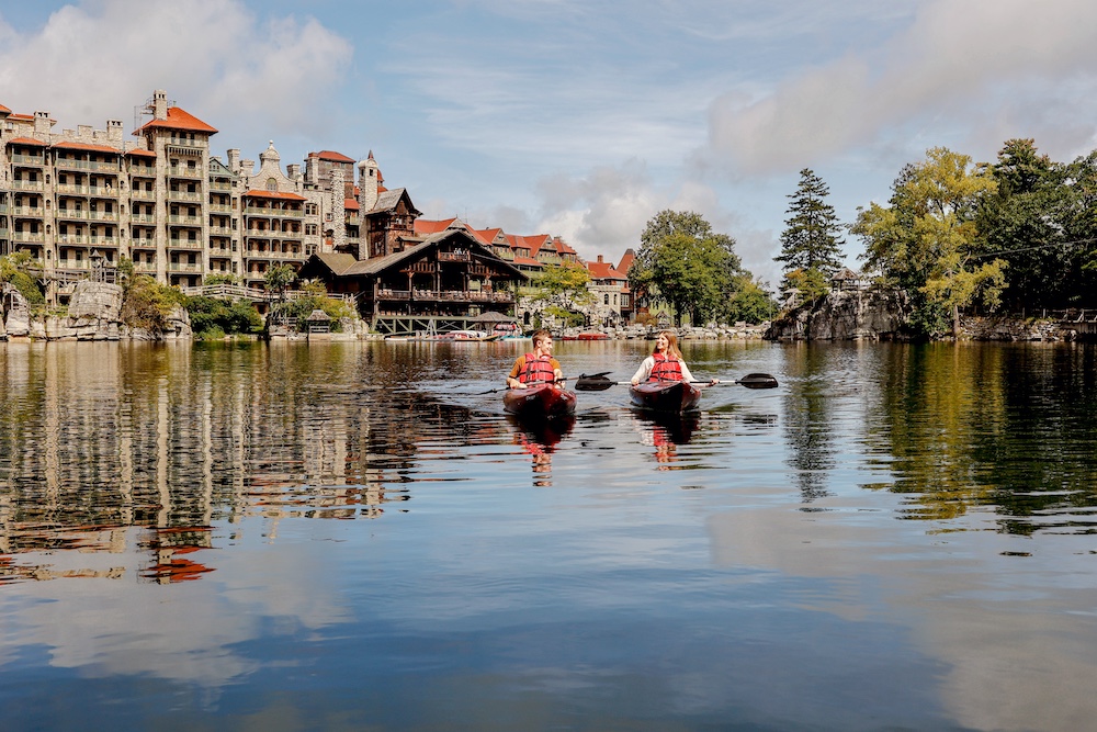 kayaking at Mohonk Mountain House in new Paltz NY