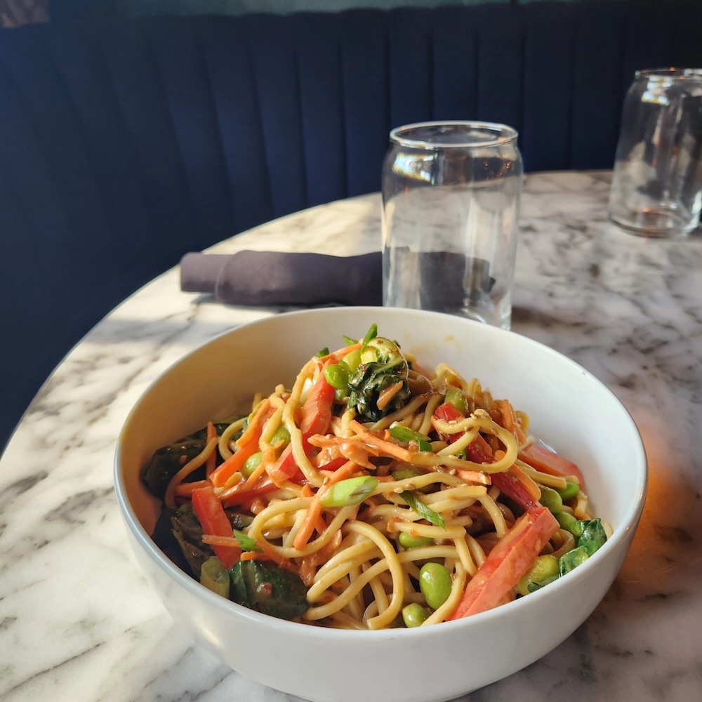 Noodle dish served Lone Wolf in Kingston NY