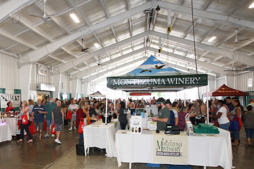 wine bendor at Hudson Valley Wine & Food Festival in Rhinebeck NY