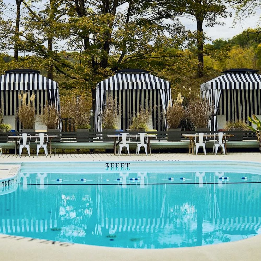 pool at Troutbeck in Armenia NY