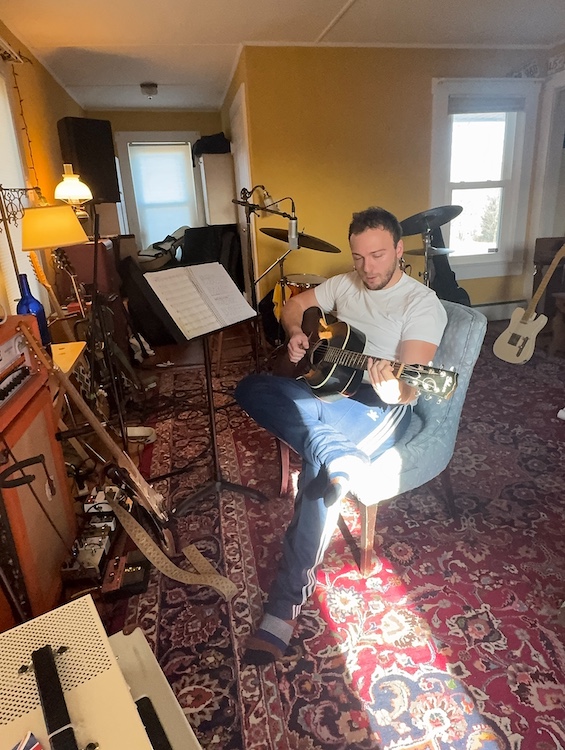 Blues Player Dylan Doyle Blues Player practiving