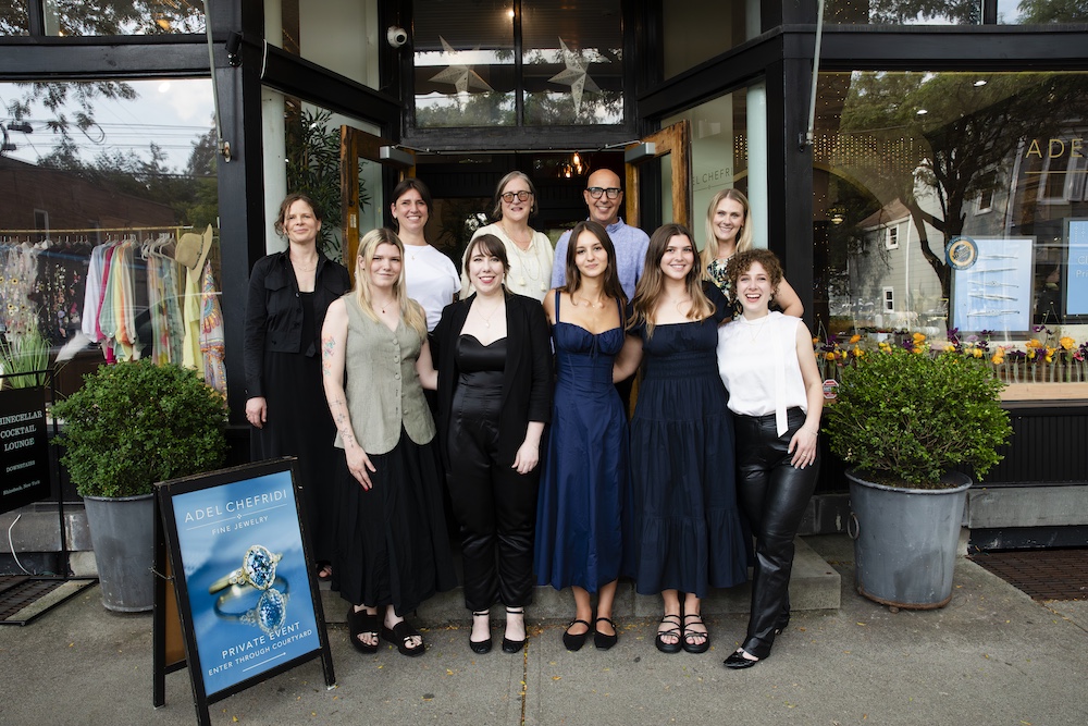 the staff at Adel Chefridi Studio & Gallery in Rhinebeck NY