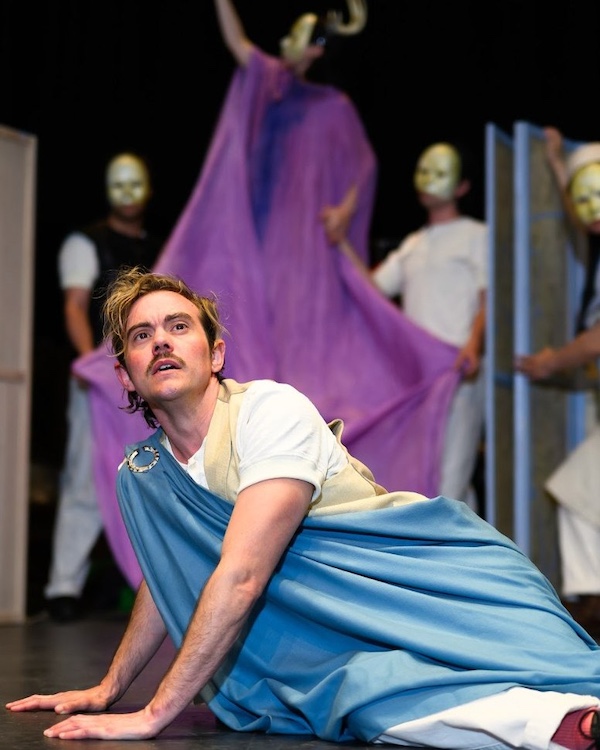 acting on stage at Catskill Mountain Shakespeare in Tannersville NY