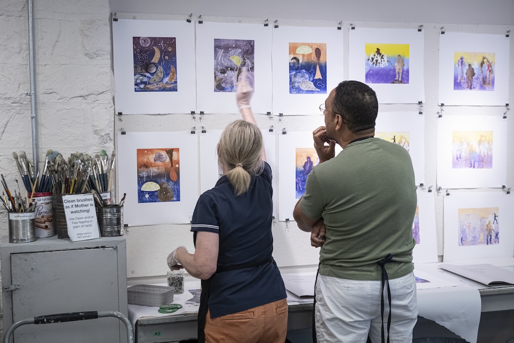 2025 Woodstock School of Art Monoprint Invitational Exhibition and Auction