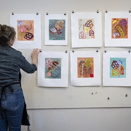 Woodstock School of Art Monoprint Exhibition and Auction 2025
