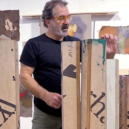David Kucera of 68 Prince Street Gallery in Kingston NY
