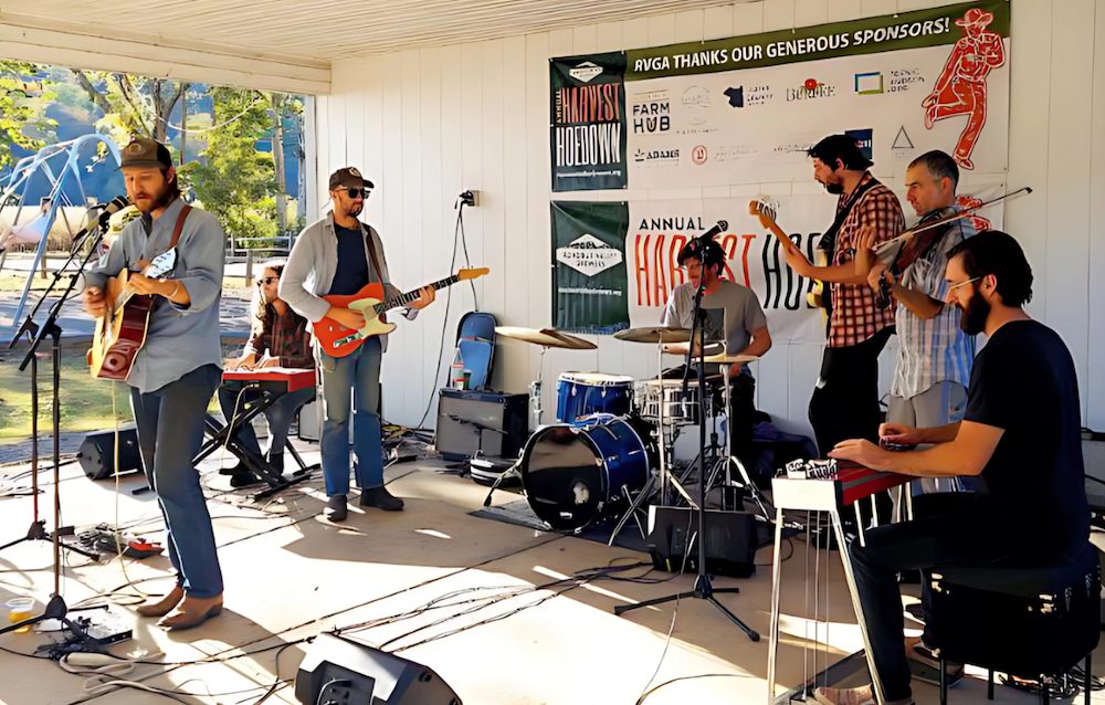 live music at the Rondout Valley Growers Association's 18th Annual Harvest Hoedown in Stone Ridge NY