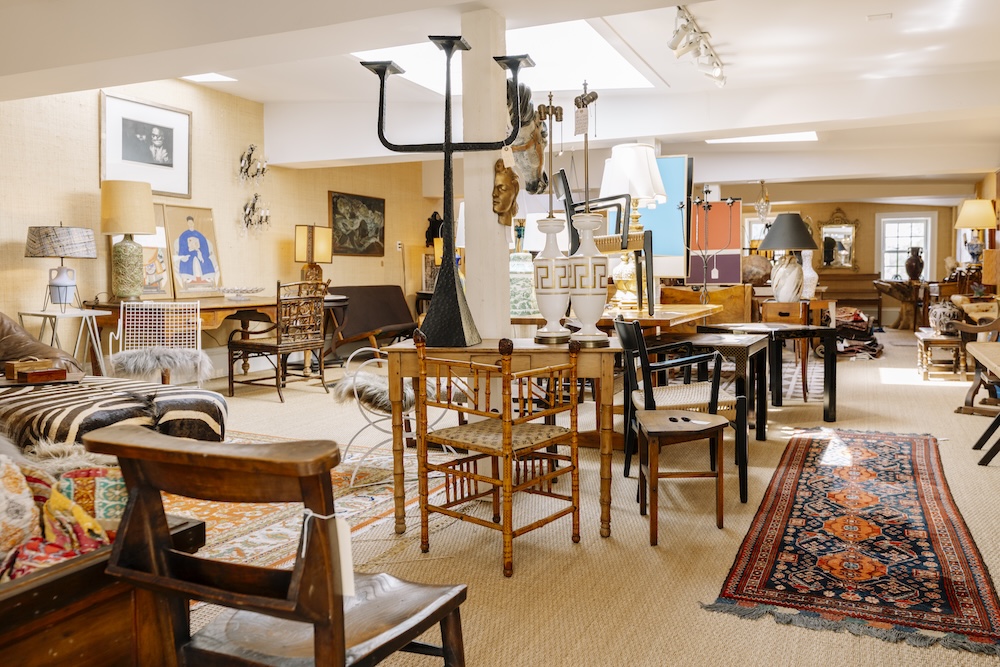The second floor at Bridge House Vintage in Hudson NY