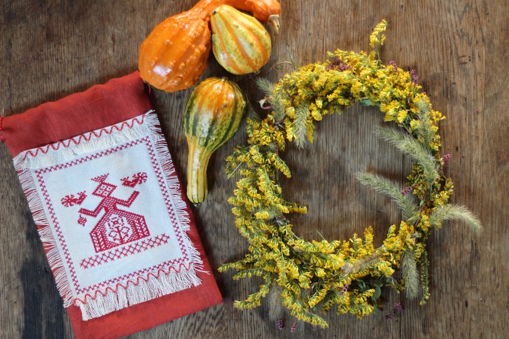 Sasha Botanica Infusing Autumn with Goldenrod workshop in High Falls NY