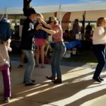 dancing at the Rondout Valley Growers Association's 18th Annual Harvest Hoedown in Stone Ridge NY