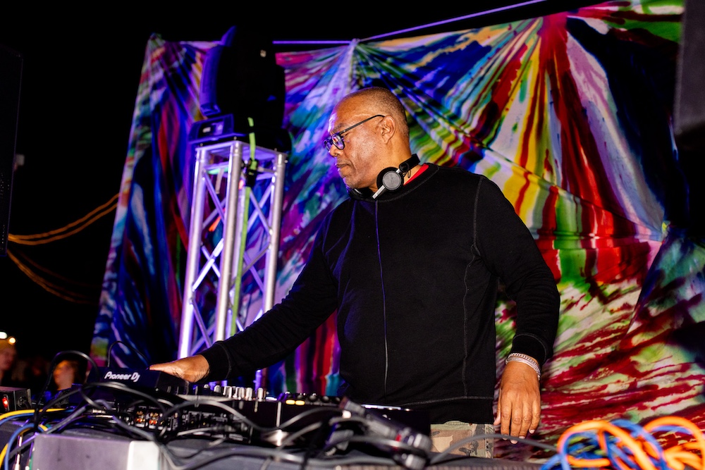 a DJ spinning at StockadeFaire 2025 in Uptown Kingston NY's Historic Stockade District