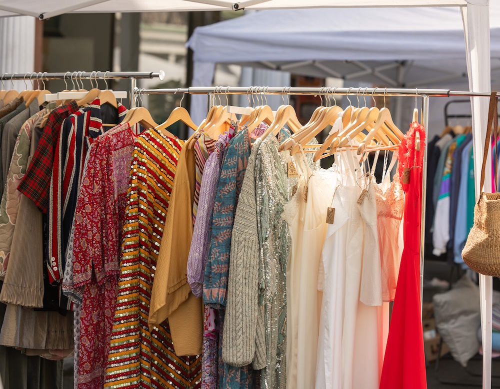 clothes at StockadeFaire 2025 in Uptown Kingston NY's Historic Stockade District