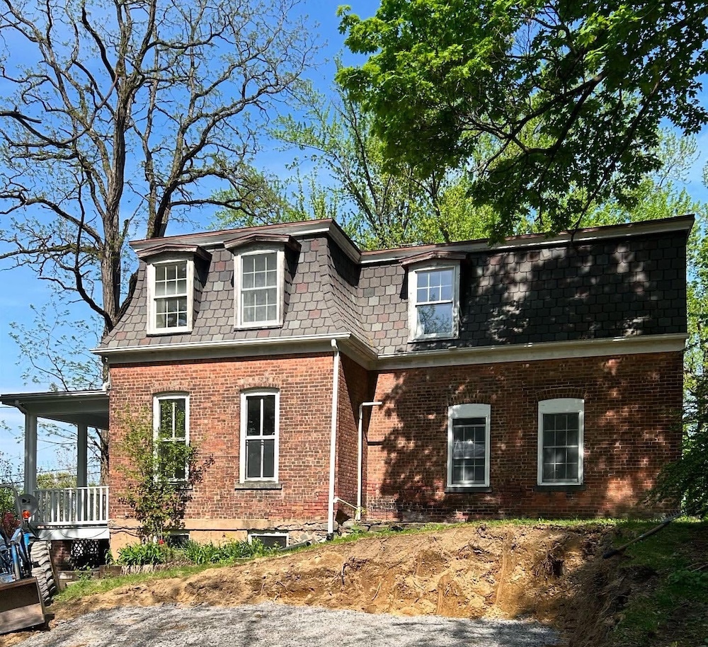 exterior at Kingston Design Showhouse in Rondout NY