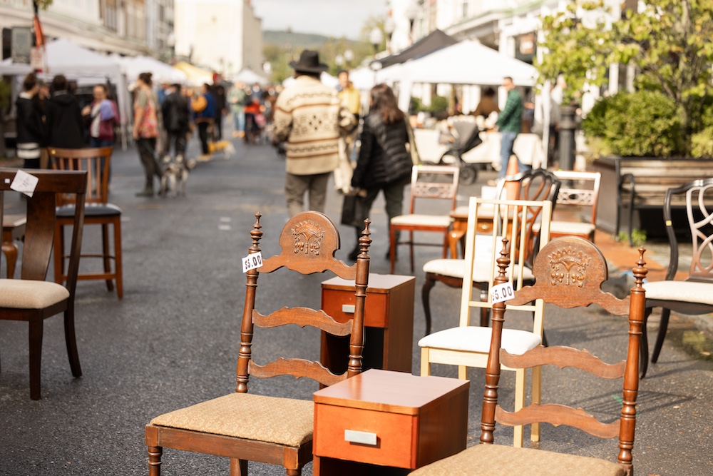 flea at StockadeFaire 2025 in Uptown Kingston NY's Historic Stockade District