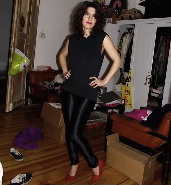 grease remake costume with DJ Sheri Barclay