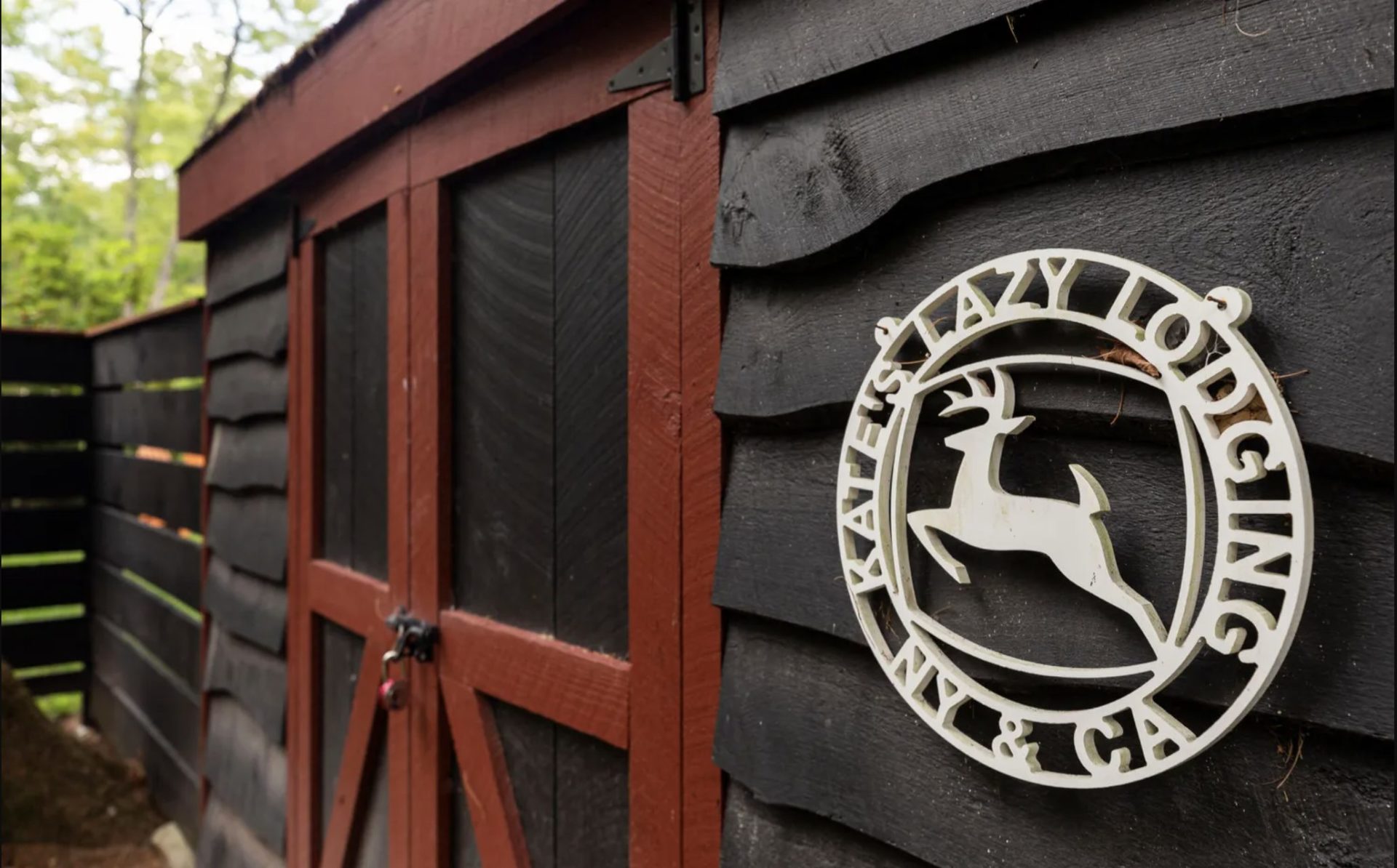 Kate Pierson puts her Woodstock NY Cabin on the market