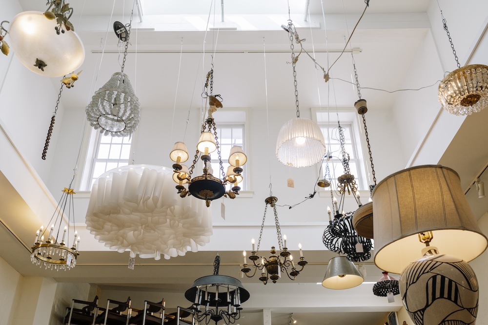Lighting at The Shop in Hudson New York
