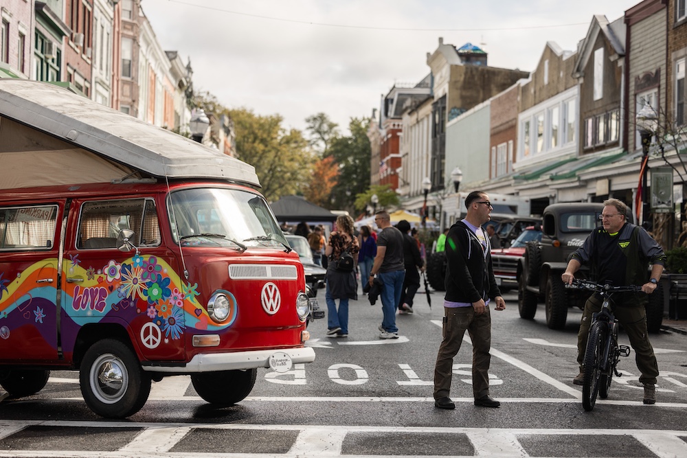 love bug at StockadeFaire 2025 in Uptown Kingston NY's Historic Stockade District