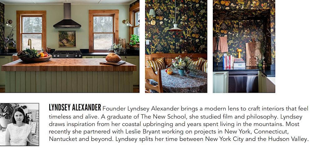 Lyndsey Alexander participating in the 2025 Kington Design Showhouse