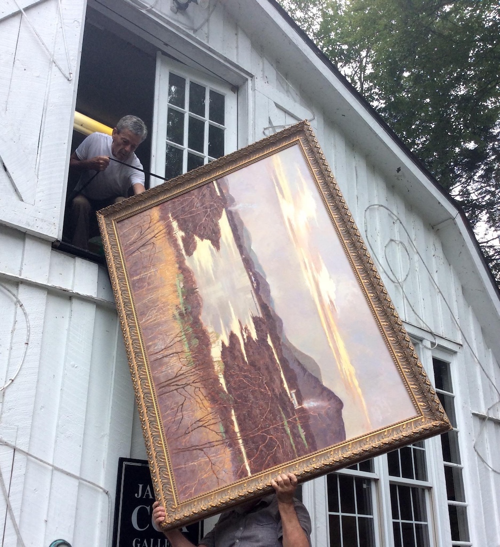 Paintings for Mary Anna Goetz Show at the Hudson River Club