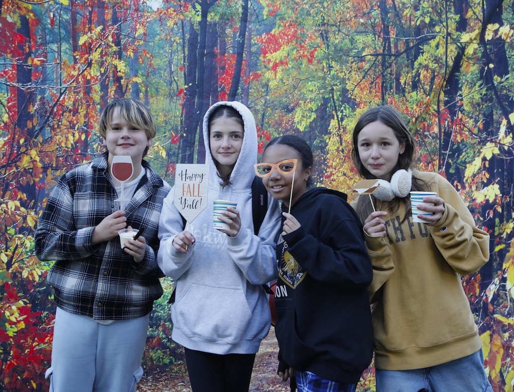 autumn vibes with teens at Oakwood Friends School in Poughkeepsie, NY