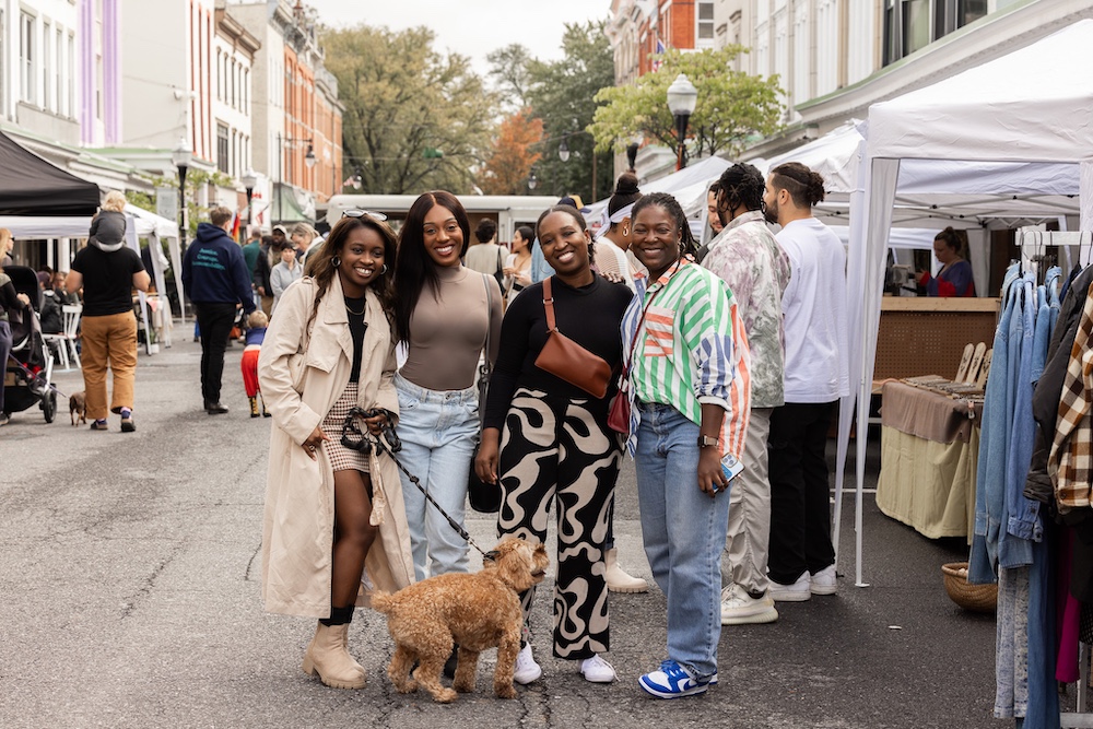 friends at StockadeFaire 2025 in Uptown Kingston NY's Historic Stockade District