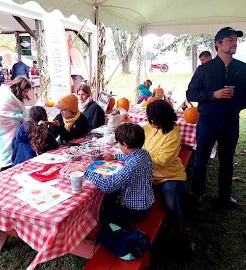 Family fun at Rondout Valley Growers Association's 18th Annual Harvest Hoedown in Stone Ridge NY